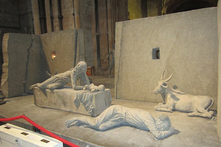 Nativity scene in Lincoln