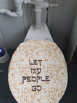 let my people go toilet cover