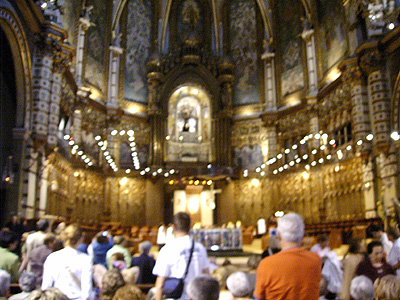 Basilica at Montserrat, Spain