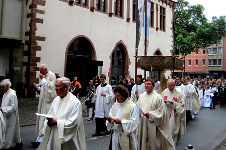 Corpus Christi celebration, Frankfurt (Procession)