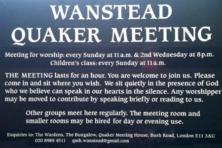 Quaker Meeting House, Wanstead (Interior)