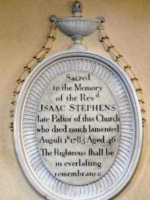 Upton Baptist (Plaque)
