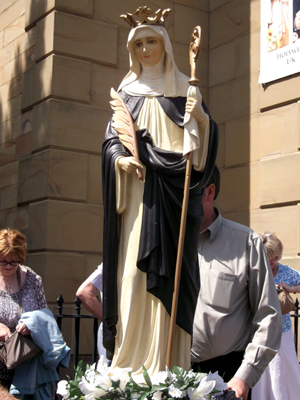 St Winefride, Holywell (Statue)