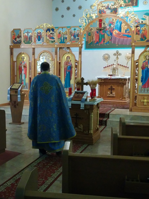 Dormition of the Mother of God, Phoenix, AZ (Prayer at the Icon)