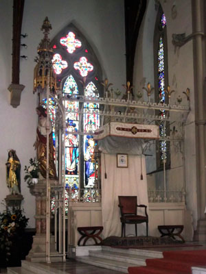 St Walburge Shrine, Preston (Bishop's Chair)