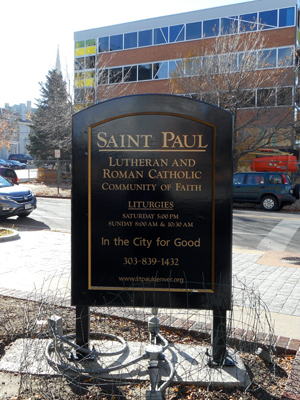 Saint Paul Community, Denver, CO (Sign)