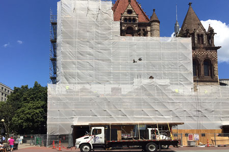 Trinity Church, Boston (Construction)