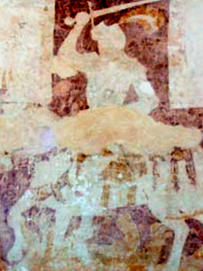 St Cadoc, Llangattock Lingoed (fresco)